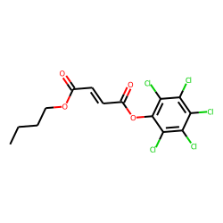 Fumaric acid, butyl pentachlorophenyl ester