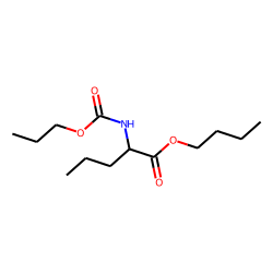 l-Norvaline, n-propoxycarbonyl-, butyl ester