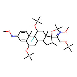 Dexamethasone, 6-hydroxy, MO TMS