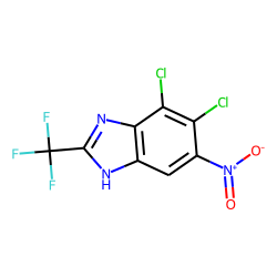 Benzimidazole, 4,5-dichloro-6-nitro-2-(trifluoromethyl)-