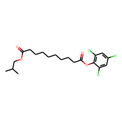 Sebacic acid, isobutyl 2,4,6-trichlorophenyl ester