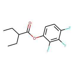 2-Ethylbutyric acid, 2,3,4-trifluorophenyl ester