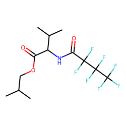 l-Valine, n-heptafluorobutyryl-, isobutyl ester