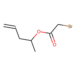 4-Penten-2-ol, bromoacetate