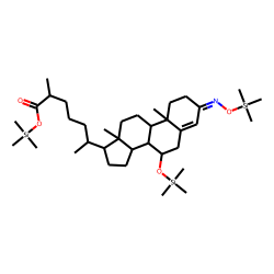 7«alpha»-hydroxy-3-oxo-4-cholestenoate, oxime-TMS