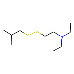 2-Diethylaminoethyl isobutyl disulfide