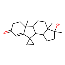 Spiro(cyclopropane-1,6'-b-norandrost(4')en)-3'-one, 17'b-hydroxy-17-methyl-