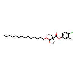 Diethylmalonic acid, 4-chloro-3-methylphenyl tetradecyl ester