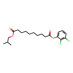 Sebacic acid, 2,3-dichlorophenyl isobutyl ester