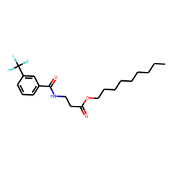«beta»-Alanine, N-(3-trifluoromethylbenzoyl)-, nonyl ester