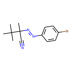 Butyronitrile, 2,3,3-trimethyl-2-(4-bromophenyldiazenyl)-