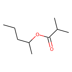 Propanoic acid, 2-methyl-, 1-methylbutyl ester