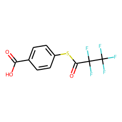Benzoic acid, 4-(pentafluoropropionylthio)-