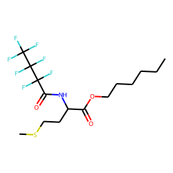 l-Methionine, n-heptafluorobutyryl-, hexyl ester