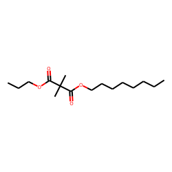 Dimethylmalonic acid, octyl propyl ester