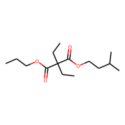 Diethylmalonic acid, 3-methylbutyl propyl ester