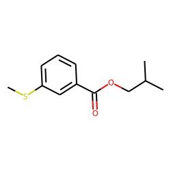 Benzoic acid, 3-(methylthio)-, 2-methylpropyl ester