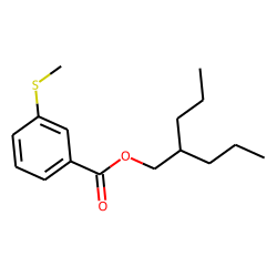 3-(Methylthio)benzoic acid, 2-propylpentyl ester