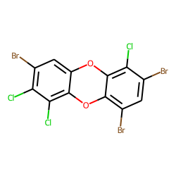 Dibenzodioxin, 3,7,9-tribromo-, 1,2,6-trichloro-
