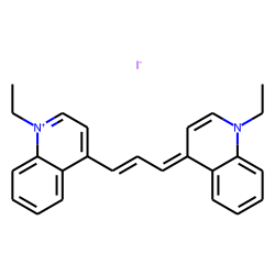 Quinolinium compounds, 1-ethyl-4-[3-(1-ethyl-4(1h)-quinolylidene)propenyl]-iodide