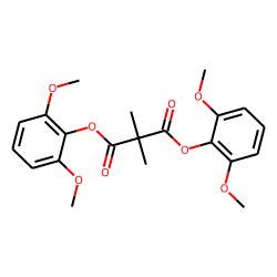 Dimethylmalonic acid, di(2,6-dimethoxyphenyl) ester