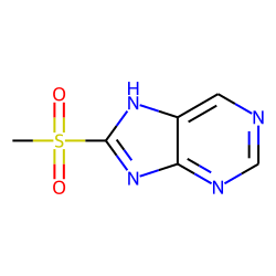 Purine, 8-(methylsulfonyl)-