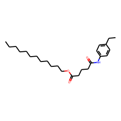Glutaric acid, monoamide, N-(4-ethylphenyl)-, dodecyl ester