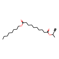 Sebacic acid, but-3-yn-2-yl octyl ester