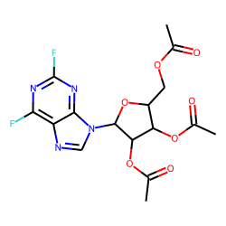 9H-purine, 2,6-difluoro-9-beta-d-xylofuranosyl-, 2',3',5'-triacetate