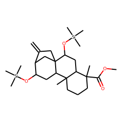 ent-7-«alpha»,12-«beta»-Dihydroxykaurenonic acid, methyl ester, TMS