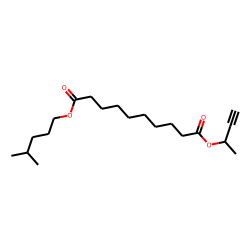 Sebacic acid, but-3-yn-2-yl isohexyl ester