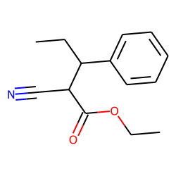 Ethyl 2-cyano-3-phenyl pentanoate