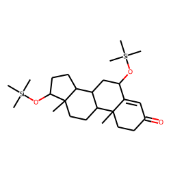 6«beta»-Hydroxy-Testosterone, bis-TMS