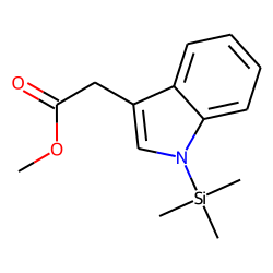 N-Trimethylsilylindoleacetic acid, methyl ester