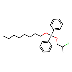 Silane, diphenyl(2-chloropropoxy)octyloxy-