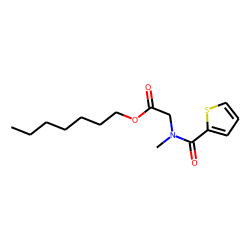 Sarcosine, N-(2-thienylcarbonyl)-, heptyl ester