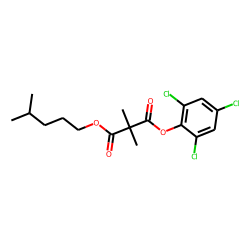 Dimethylmalonic acid, isohexyl 2,4,6-trichlorophenyl ester