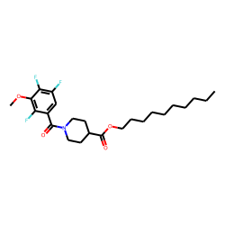 Isonipecotic acid, N-(2,4,5-trifluoro-3-methoxybenzoyl)-, decyl ester