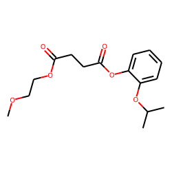 Succinic acid, 2-isopropoxyphenyl 2-methoxyethyl ester