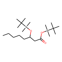 3-Hydroxycaprylic acid, bis-TBDMS