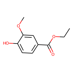Benzoic acid, 4-hydroxy-3-methoxy-, ethyl ester