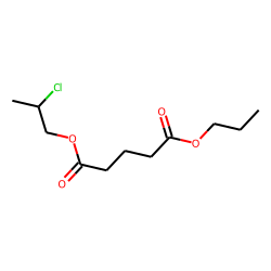 Glutaric acid, 2-chloropropyl propyl ester