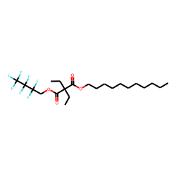 Diethylmalonic acid, 2,2,3,3,4,4,4-heptafluorobutyl undecyl ester