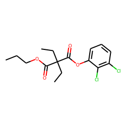 Diethylmalonic acid, 2,3-dichlorophenyl propyl ester