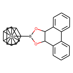9,10-Dihydrophenanthrene-cis-9,10-diol, ferrocenylboronate