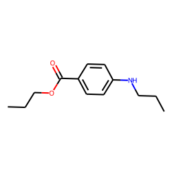 Benzoic acid, 4-propylamino-, propyl ester