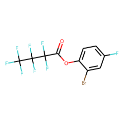 Heptafluorobutyric acid, 2-bromo-4-fluorophenyl ester