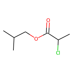 Propanoic acid, 2-chloro, 2-methylpropyl ester