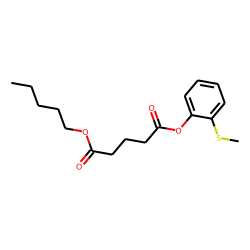 Glutaric acid, 2-(methylthio)phenyl pentyl ester