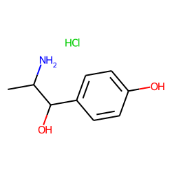 Propanol, 2-amino-1-(4-hydroxyphenyl)-, hydrochloride